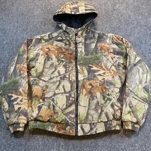 Lodge Outfitters Womens Large Camo Outdoors Hunting Insulated Hooded Jacket
